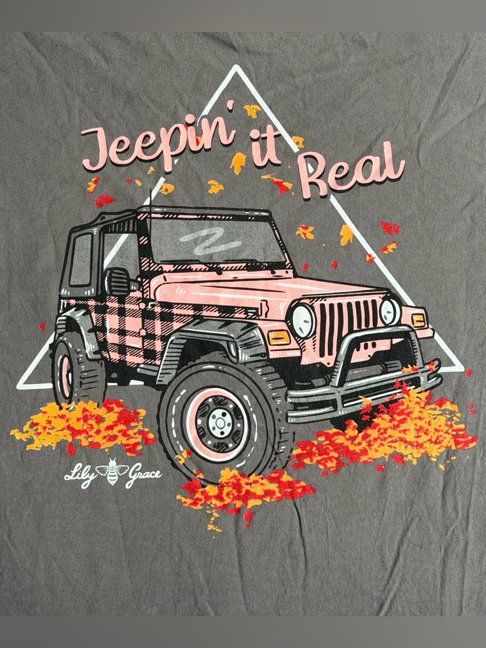 Lily Grace Jeepin’ It Real Women’s Long-Sleeve Top Shirt